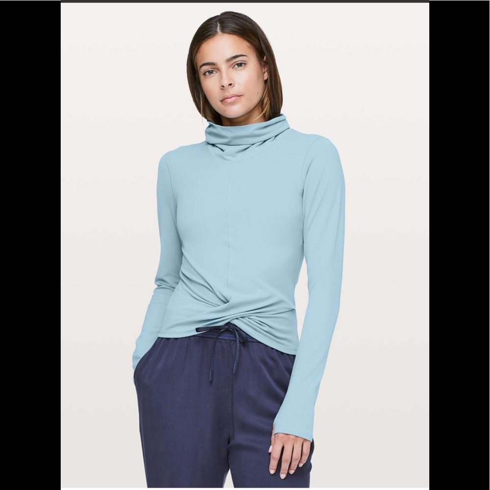 Lululemon Melodic Movement Long SleeveCascade Blue